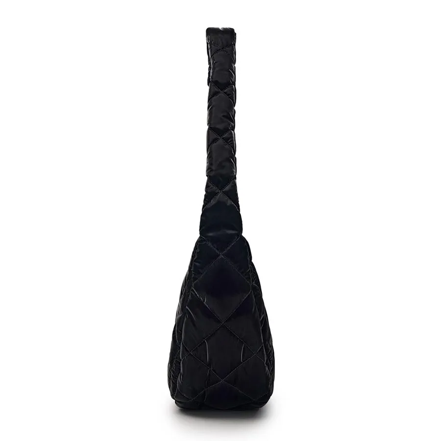 ★MLB Korea★ Curve padded hobo bag BOS DCream 3ABQL064N-43C tui-deo-vai-nu-mlb-korea-curve