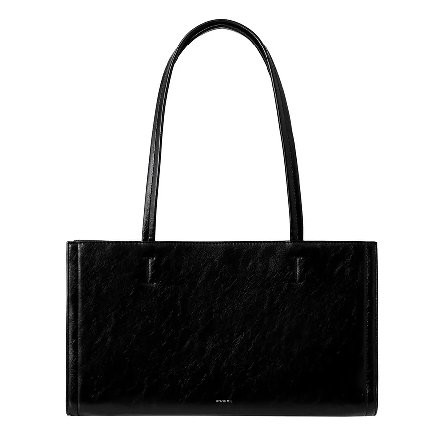 Túi Đeo Vai Nữ Stand Oil Oblong Shoulder Bag Màu Đen