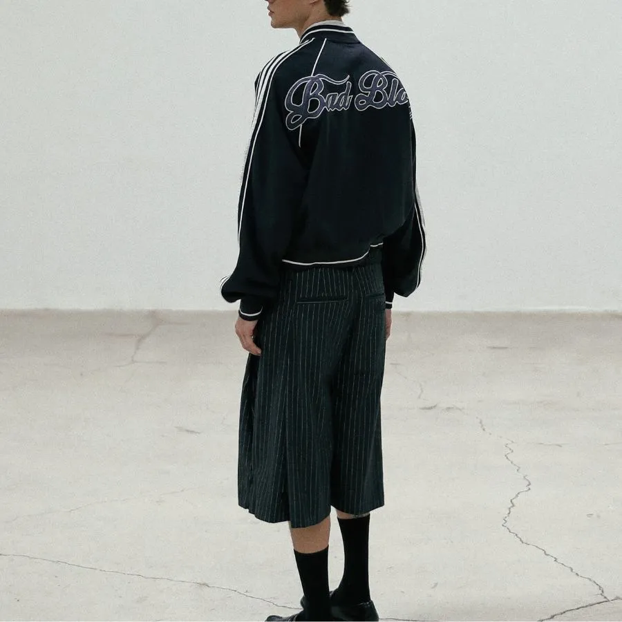 ◆BADBLOOD◆ Billy Jersey Windbreaker Navy w-jkt24-026 Badblood Billy Jersey Windbreaker - Navy – BBGSHOPHK