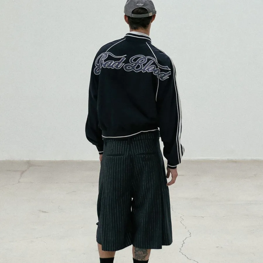 ★BADBLOOD★ Billy Jersey Windbreaker Navy w-jkt24-026 Áo Khoác Badblood Billy Jersey Windbreaker W-JKT24 026 Màu