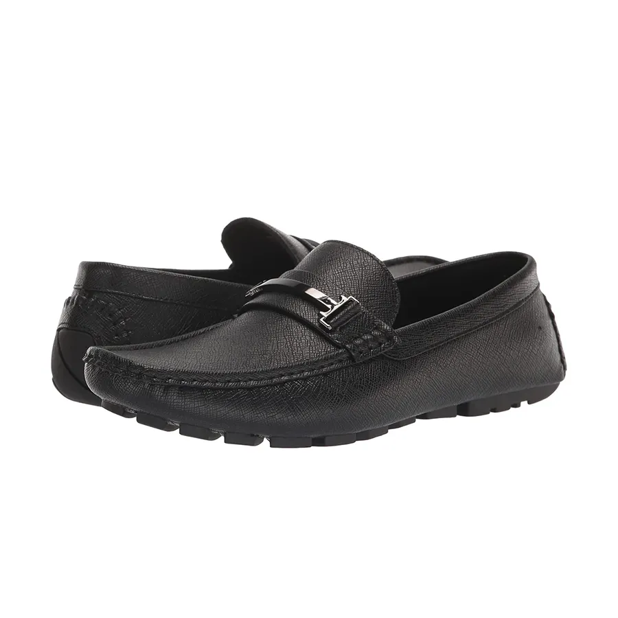 Giày Lười Nam Tommy Hilfiger Men's Acento Loafers Màu Đen Size 8.5