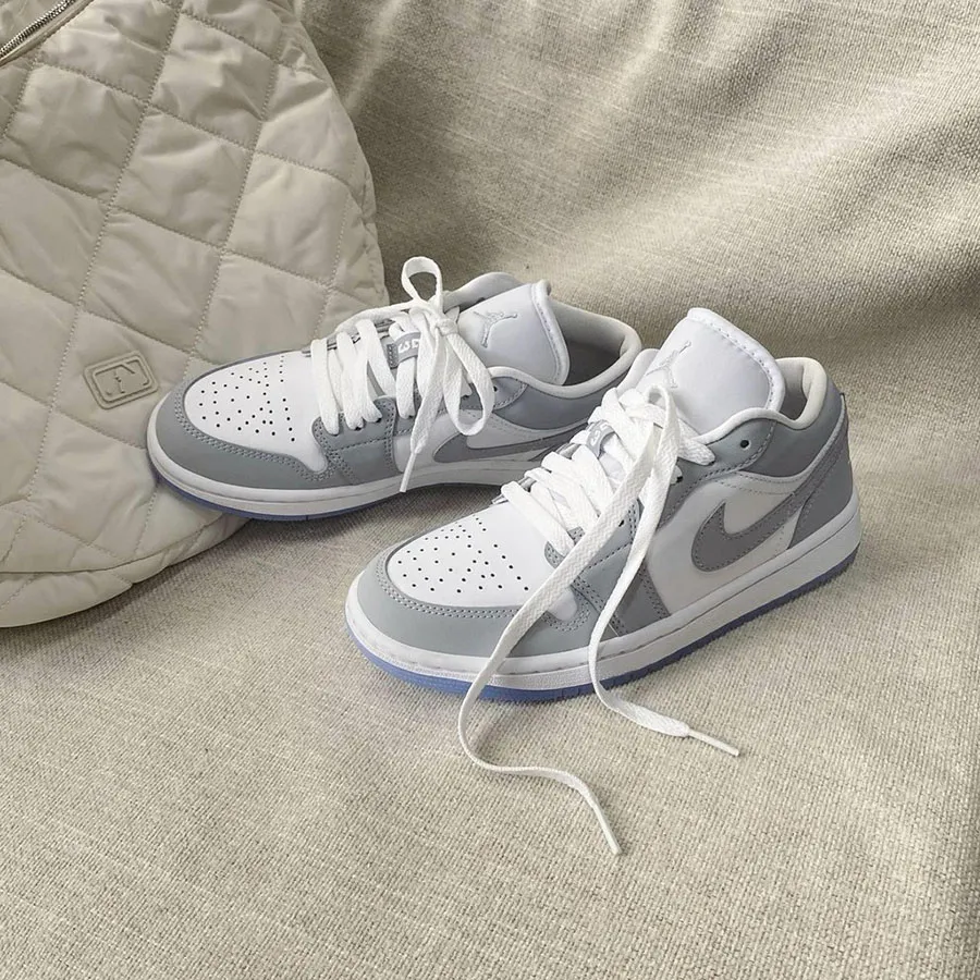 Giày Nike Air Jordan Low White Wolf Grey W DC0774-105 Màu Xám