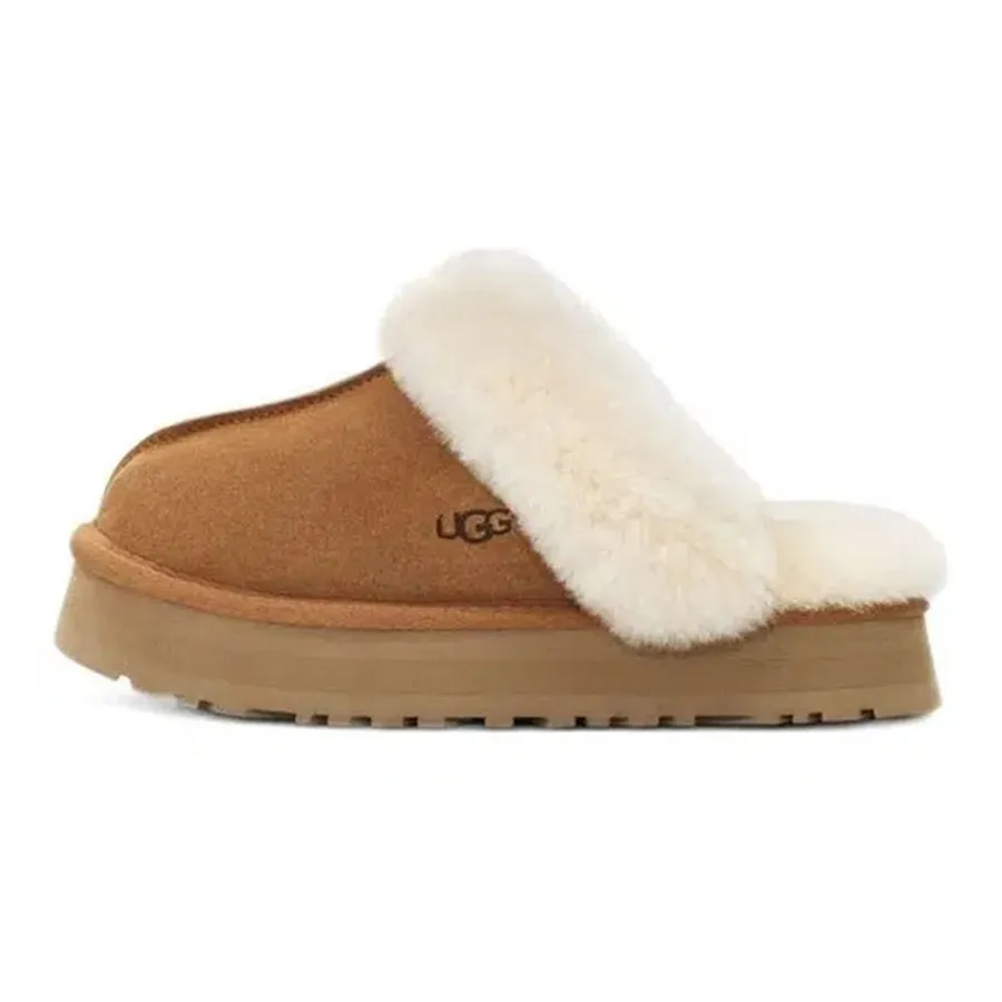 Giày Sục Nữ UGG Women's Disquette 1122550-CHE-CHE Chestnut Màu Nâu N-HM