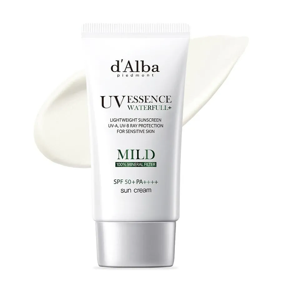 Kem Chống Nắng Dịu Nhẹ Cho Da Nhạy Cảm d'Alba Waterfull Essence Sunscreen SPF50+ PA++++ 50ml