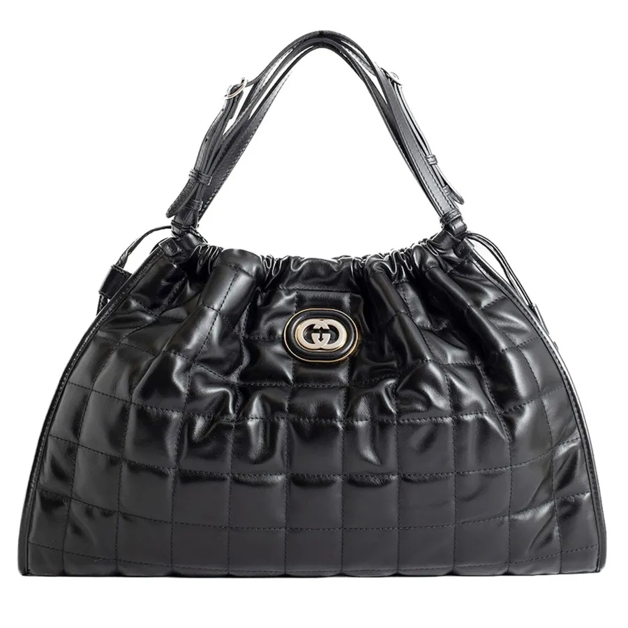 Túi Xách Tay Nữ Gucci Deco Medium Bag Black 746210-DAAAN-1000 Màu
