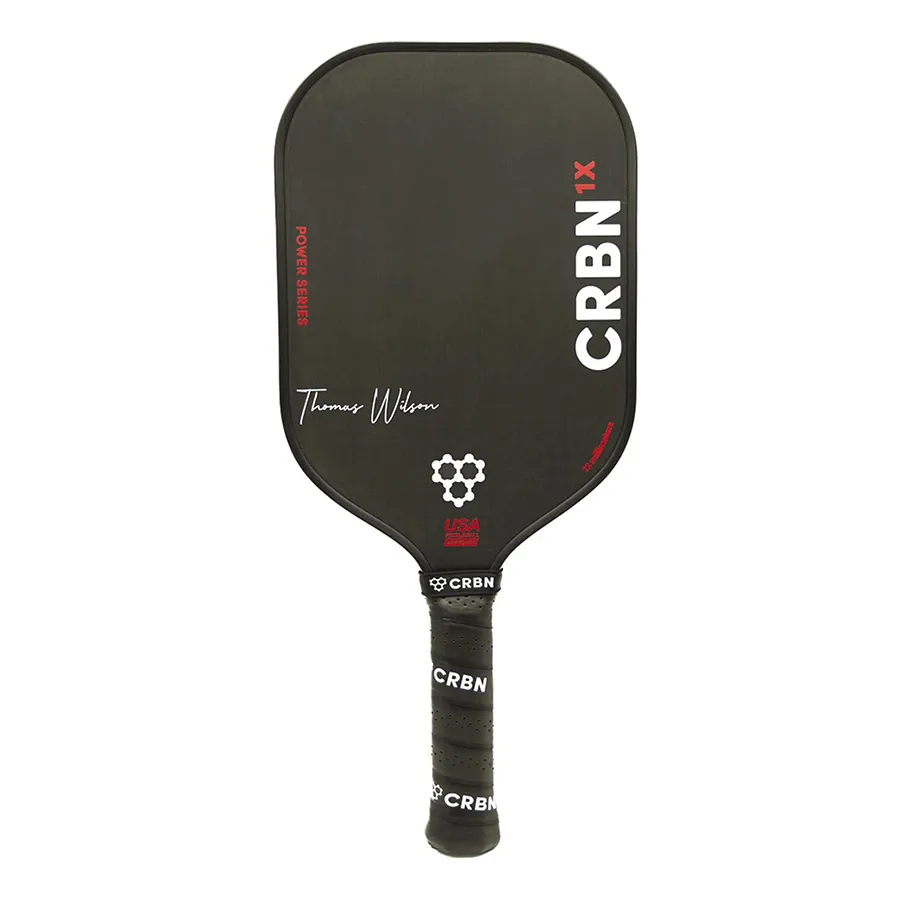 Vợt Pickleball CRBN 1X Series 12mm CRBN1X12 Paddle Màu Đen