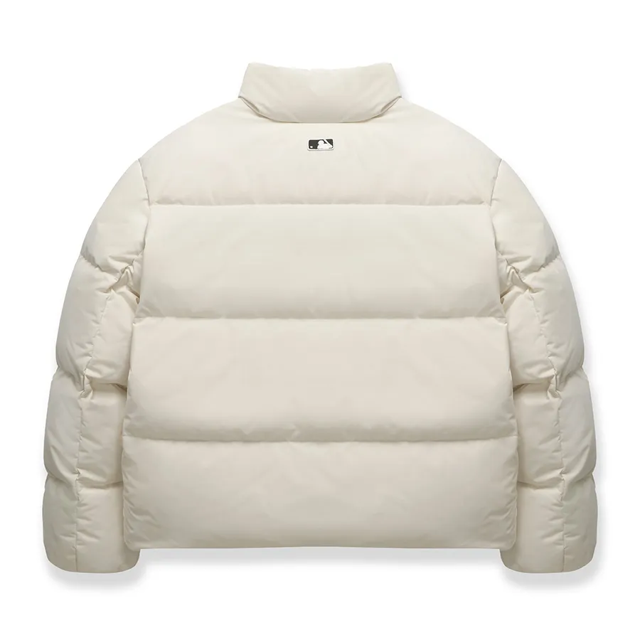 ダウンジャケット・コート MLB Curve Padding BOS DCream 3ADJB1046-43CRD ◇MLB◇Basic Mega Logo Short Padding Parka 男女共用 4色 (MLB