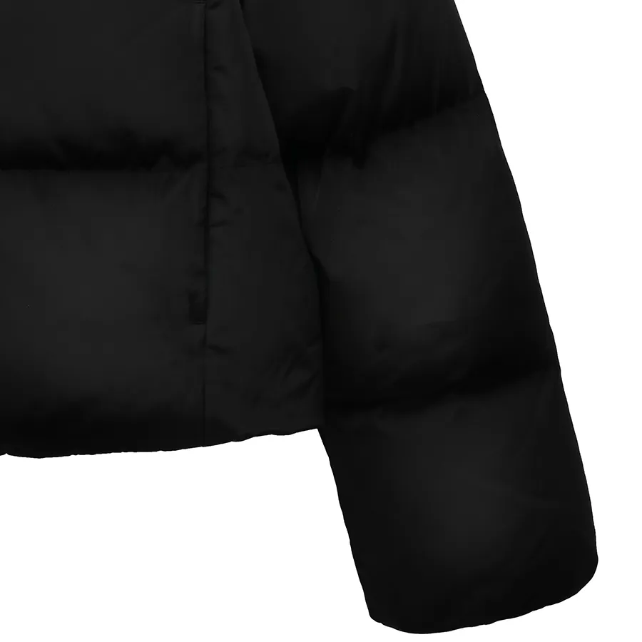 ◆MLB Korea◆ Women's Crop Curve Padding NY Black 3FDJB1046- ◇MLB Korea◇ Women's Crop Curve Padding NY Black 3FDJB1046