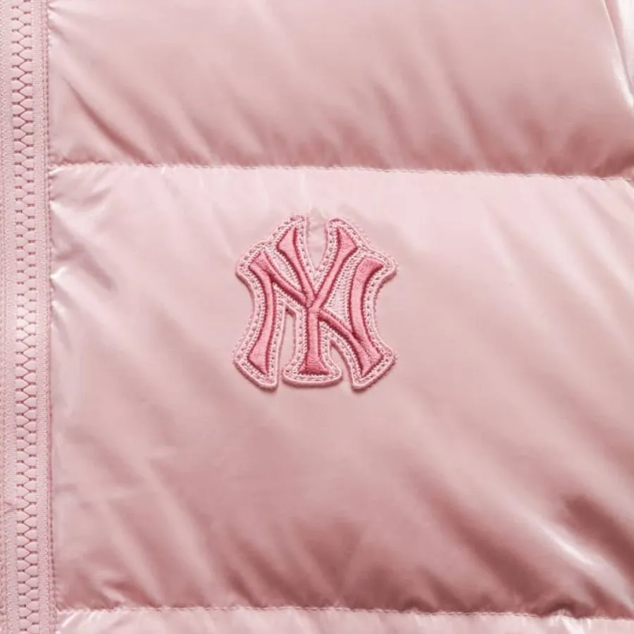 ジャケット MLB Women's Crop Curve Padding BOS DCream 3FDJB1046-43CRD Áo Khoác Nữ MLB Women's Crop Glossy Curve Padding New York