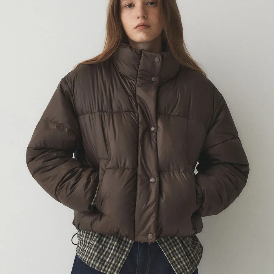 Áo Khoác Nữ WHOAU High Neck Short Puffer Padding WHJPE4V15F