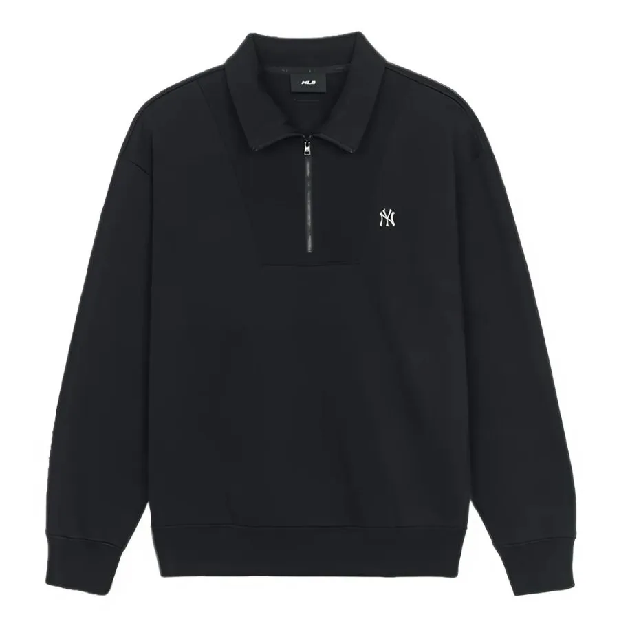 ☆MLB Korea☆ Basic Small Logo Overfit Half Zip Up Man to Ma MUSINSA | UNDEROFF Overfit Half Zip-up Man to Man Sweat Navy