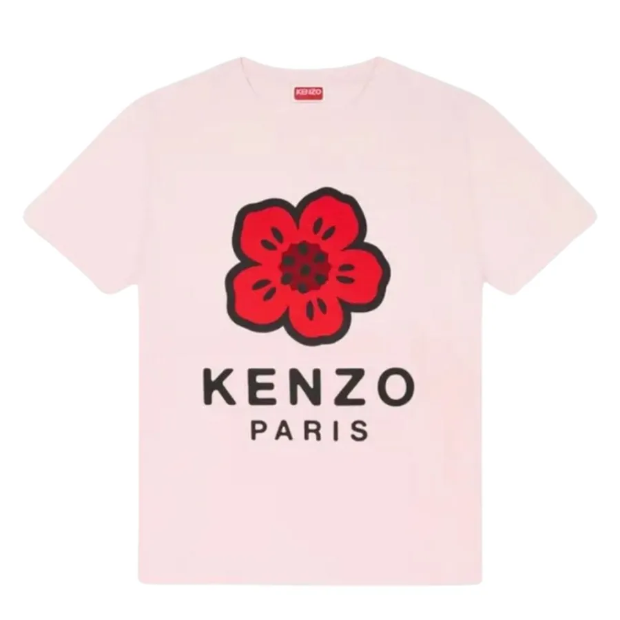 Áo Phông Nữ Kenzo Boke Placed Loose Tshirt FE62TS1404SO 34 Màu Hồng Size XS