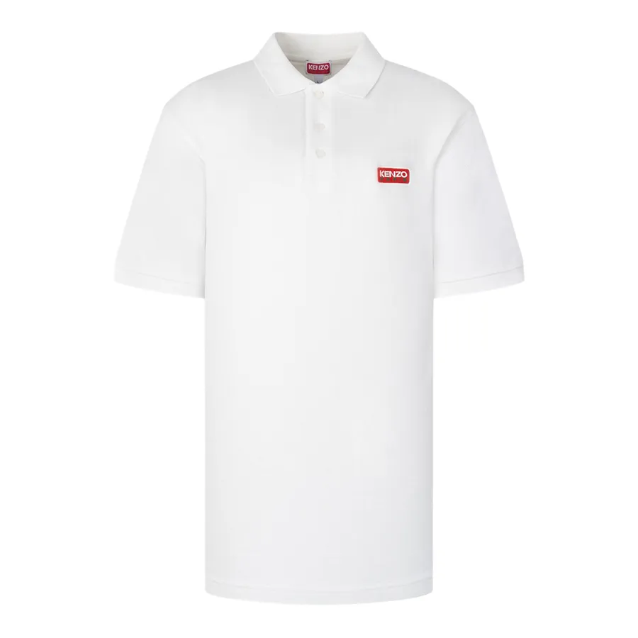 Tシャツ・カットソー KENZO Men Polo Shirts FC65PO0024PU 01 White KENZO: polo shirt in cotton - White | Kenzo polo shirt