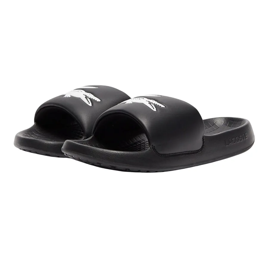 Dép Nam Lacoste Serve Slide 1.0 123 BLK 745CMA0002312 Màu Đen Size 8