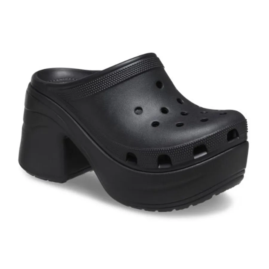 Dép Sục Nữ Crocs Siren Clog Black 208547-001 Màu Đen Size W6 Vua