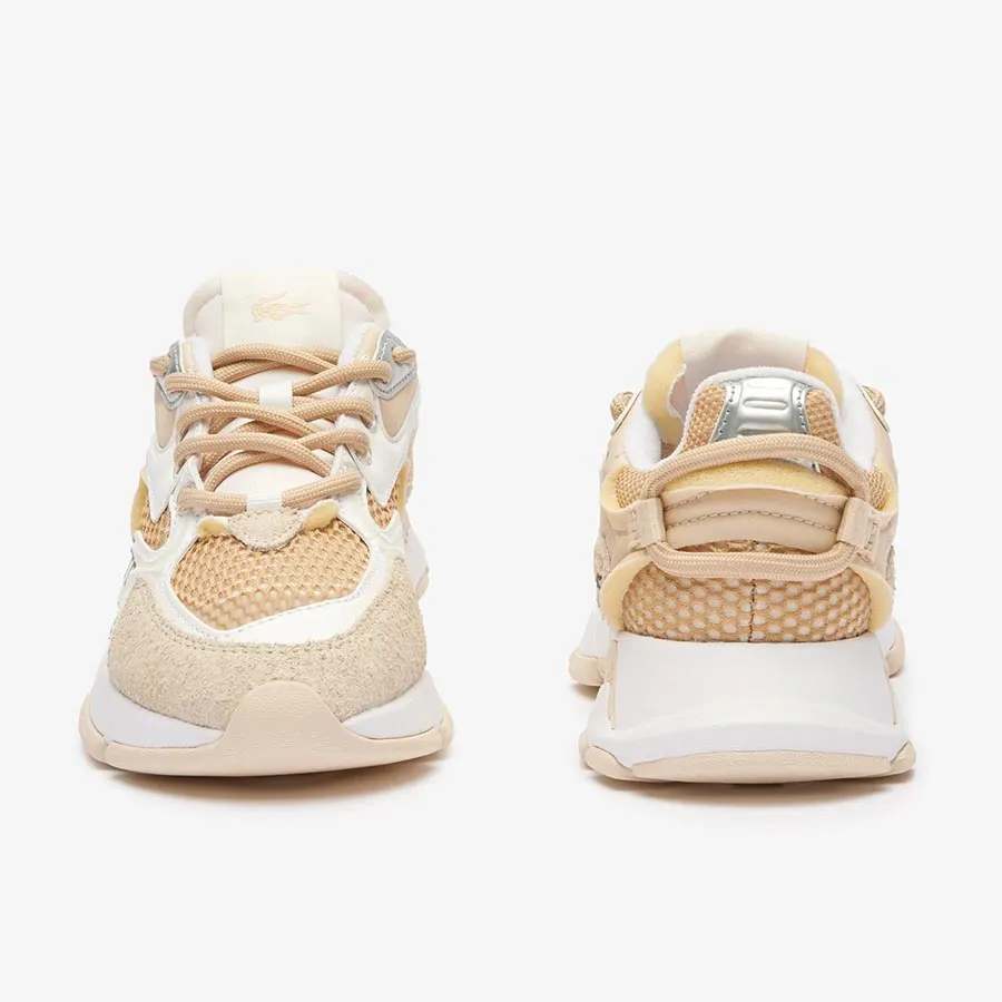 L 様 Giày Pickleball Nữ Lacoste L003 Neo 47SFA0093 LT3 Màu Be Size 36