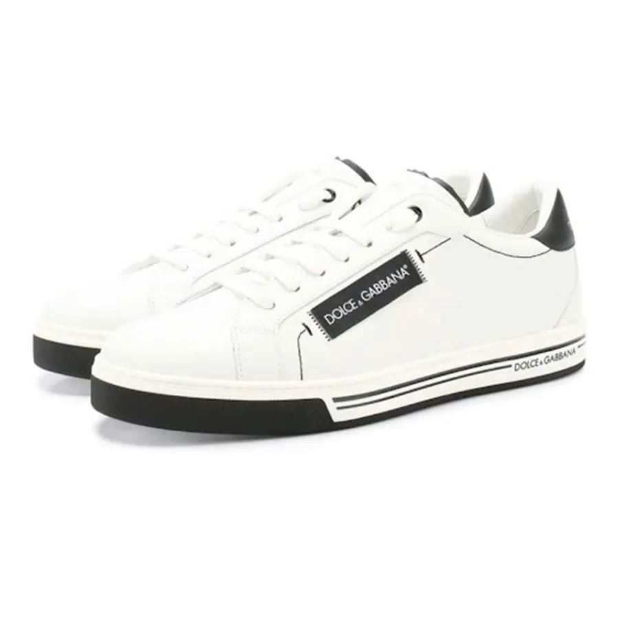 Giày Sneaker Nam Dolce Gabbana D&G Leather Sneakers Roma CS1572