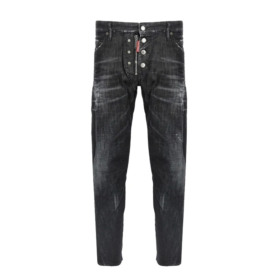Quần Jean Nam Dsquared2 In Black Denim Wash Sexy Twist Fit