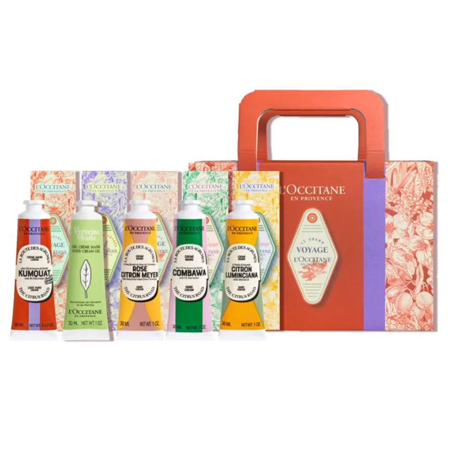 Set Kem Dưỡng Da Tay L'Occitane Le Grand Voyage Hand Cream 30ml X 5