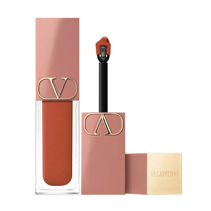 Son Valentino&nbsp;Liquirosso Lip & Blush 77A Nude In Roma Màu Cam Nâu Tây