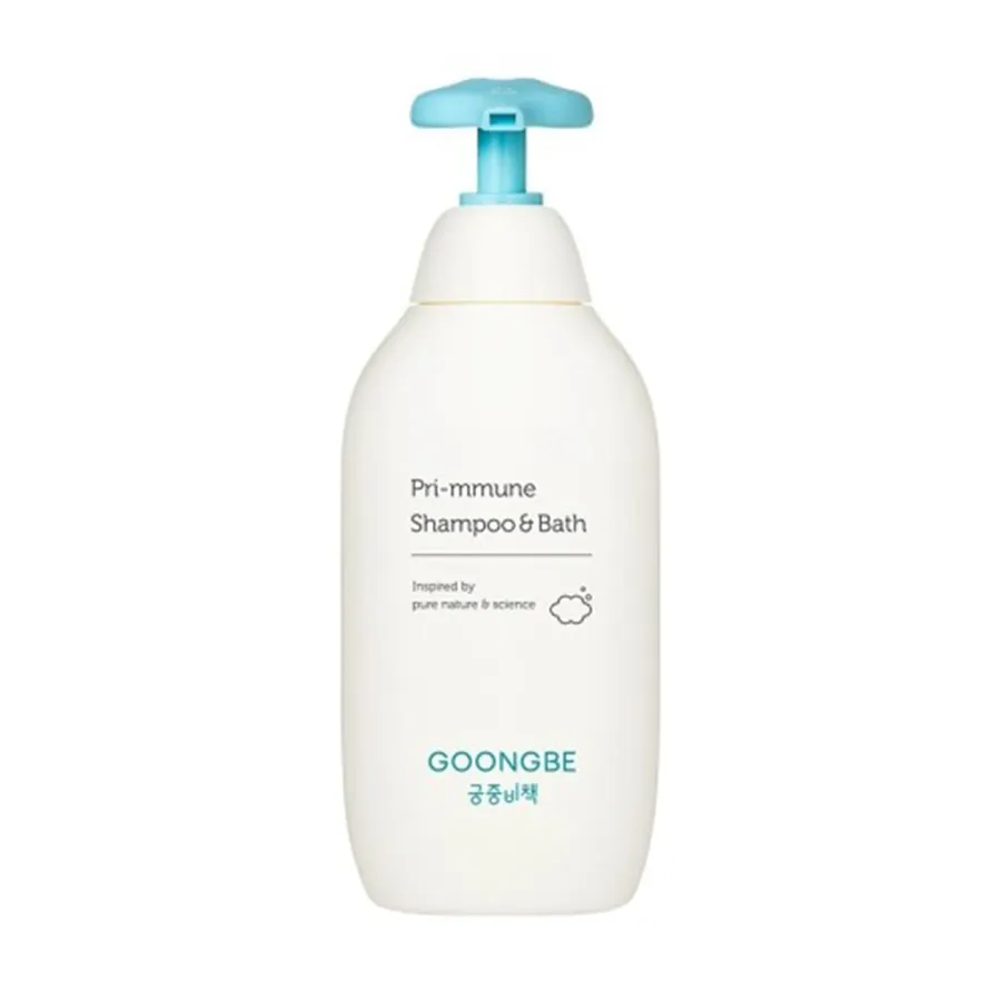 Sữa Tắm Gội Goongbe Làm Dịu Da 2in1 Pri-mmune Shampoo & Bath 350ml