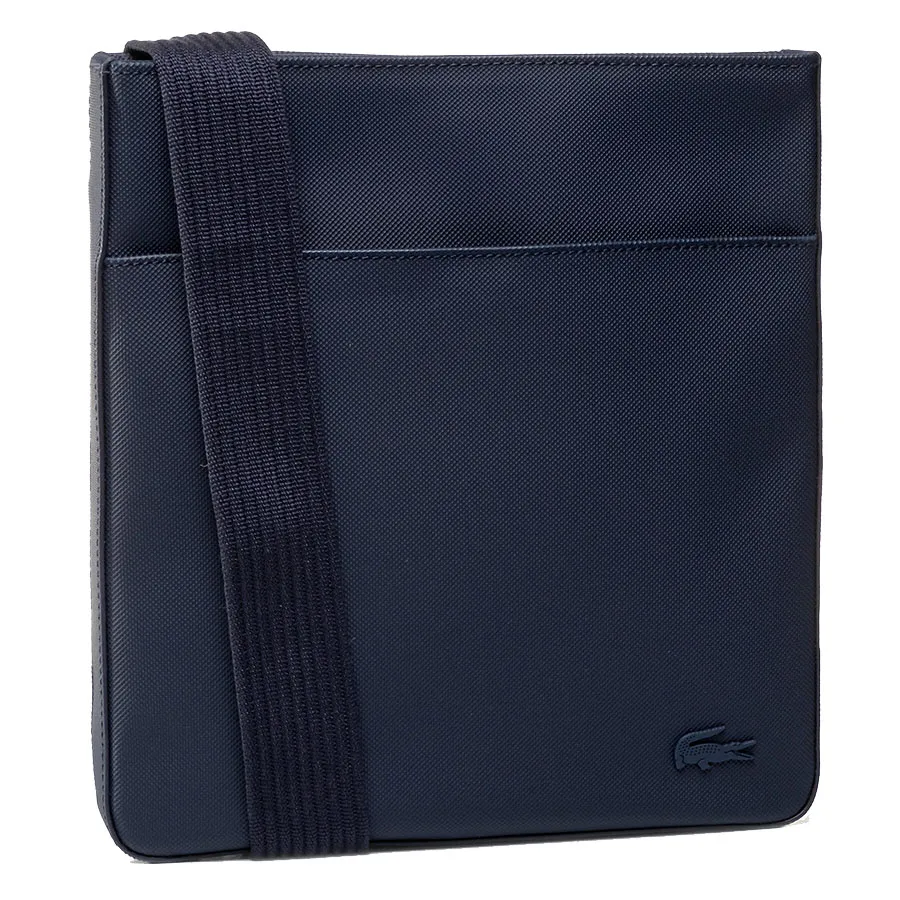 Túi Đeo Chéo Lacoste Flat Crossover Bag NH2850 021 Màu Xanh Navy