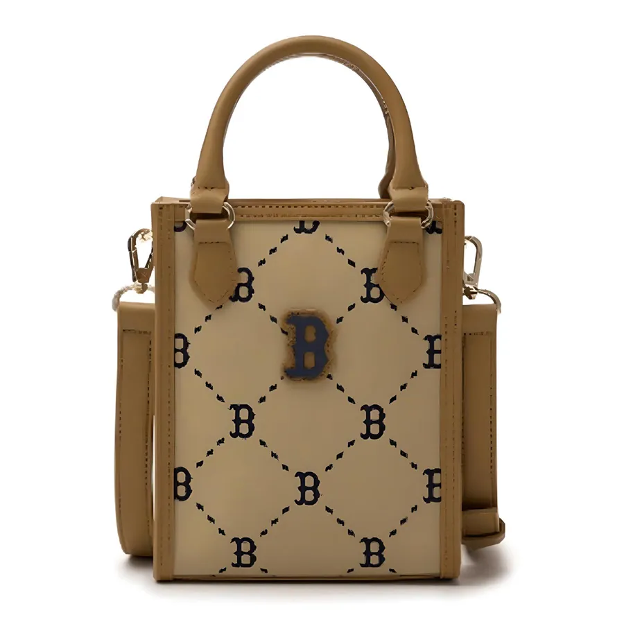 Túi Đeo Chéo Trẻ Em MLB Monogram Boston Red Sox 7ACRMD35N Màu Nâu