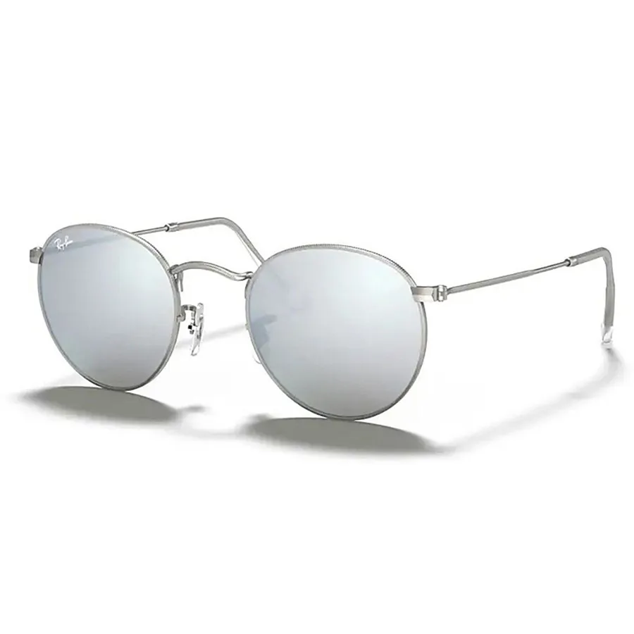 Kính Mát Rayban Round Metal Silver Mirror RB3447 019/30 50 Màu Bạc