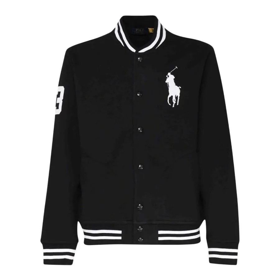 Áo Khoác Bomber Nam Ralph Lauren Black - 710951717001 Màu Đen Size XS
