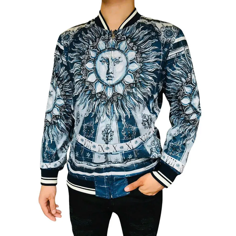 Áo Khoác Nam Dolce & Gabbana D&G G9IQ1T Màu Xanh Đen Size 48 N-DG
