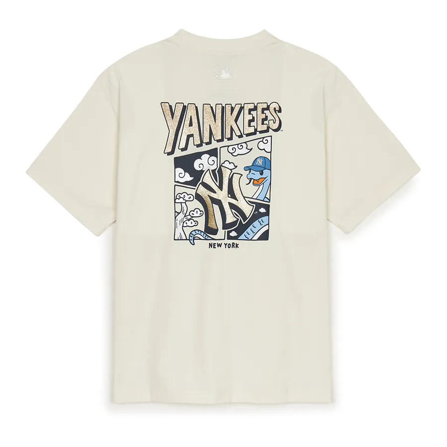 MLB■New Year Snake Over Short Sleeve■送料込 Áo Phông MLB New York Yankees Snake New Year 3ATSQ0251-50CRS