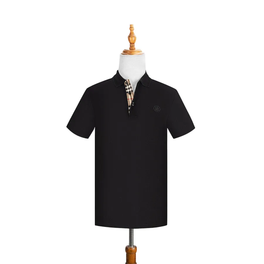 Burberry Black Polo Shirt Burberry Cotton Polo Shirt Blue FARFETCH VN