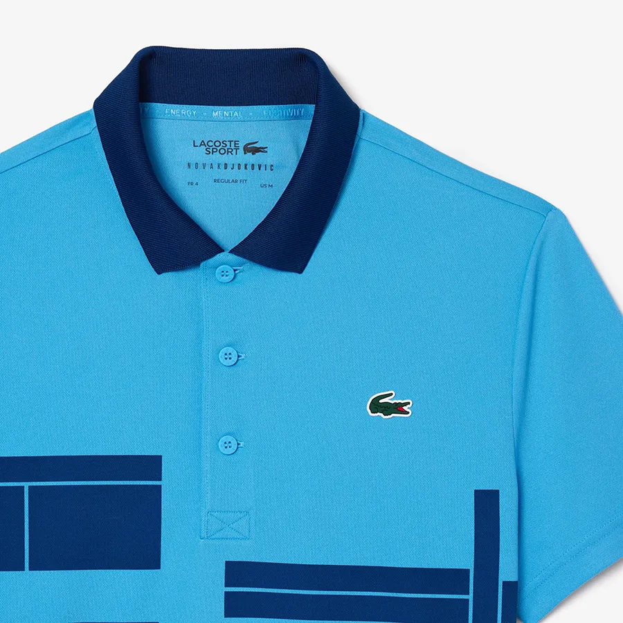 Áo Polo Nam Lacoste Regular Fit Tennis x Novak Djokovic Fan DH2568