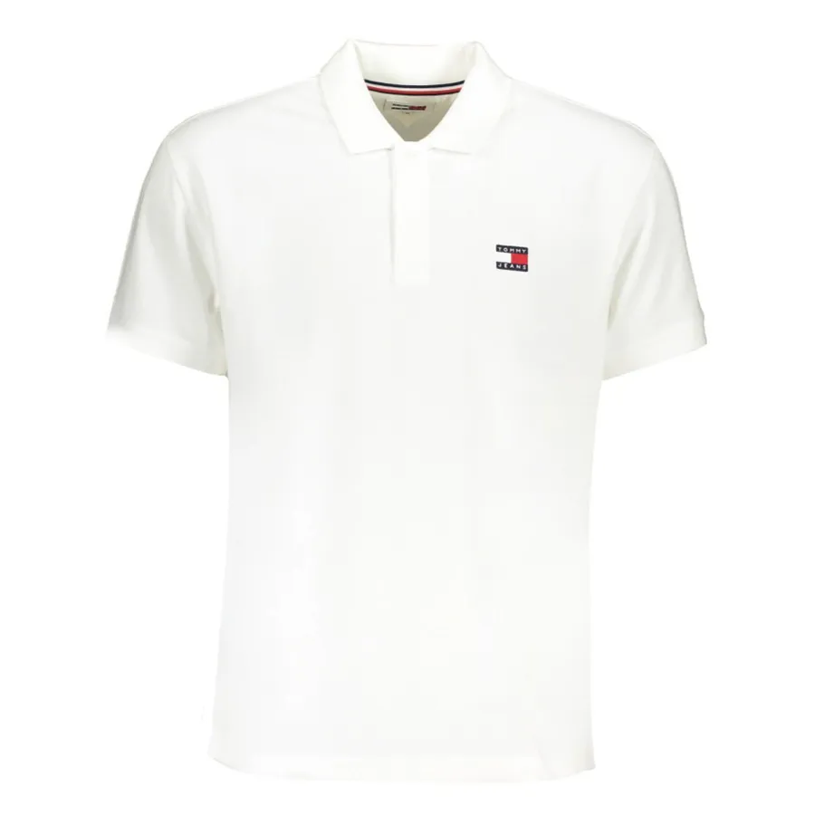 Áo Polo Nam Tommy Hilfiger Badge Regular Fit Polo DM0DM18314_BIYBR Màu Trắng Size M