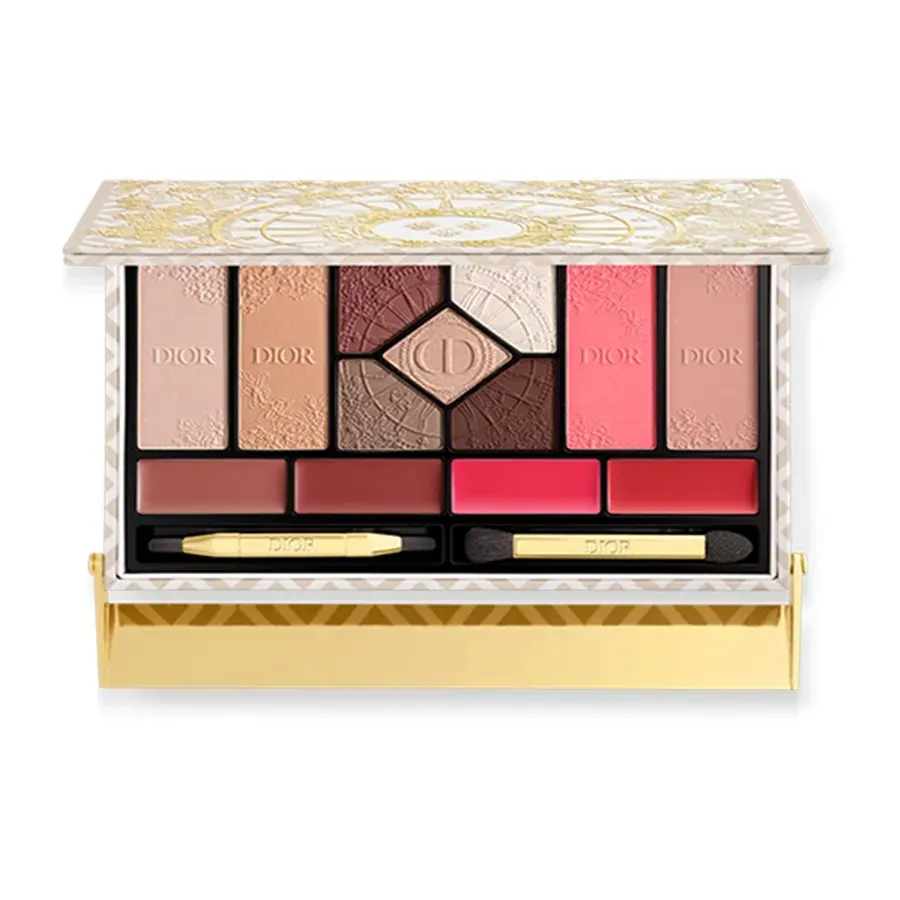 Bảng Phấn Mắt Dior Couture Palette Iconic Makeup Colors Face, Eyes And Lips 13 Màu (Limited Holiday 2024) C_TN