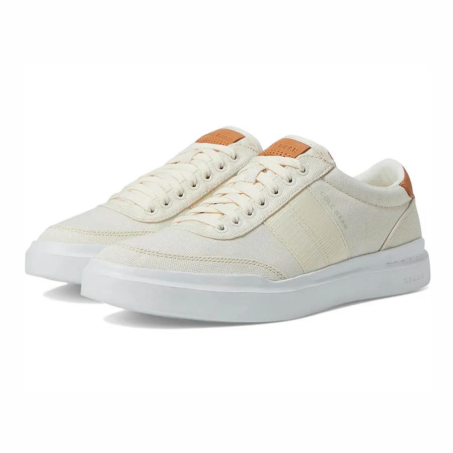 Giày Thể Thao Nam Cole Haan Grandpro Rally Canvas II C38534 Màu Trắng Sữa Size 41