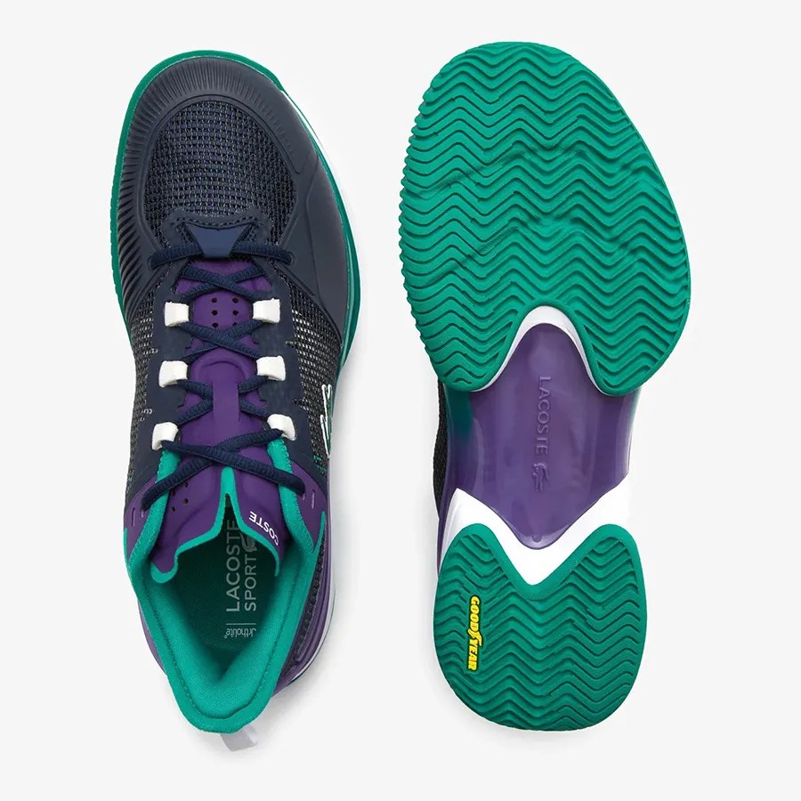Giày Thể Thao Nam Lacoste Men's AG-LT21 Ultra Tennis Shoes 44SMA0060 Màu  Đen Xanh