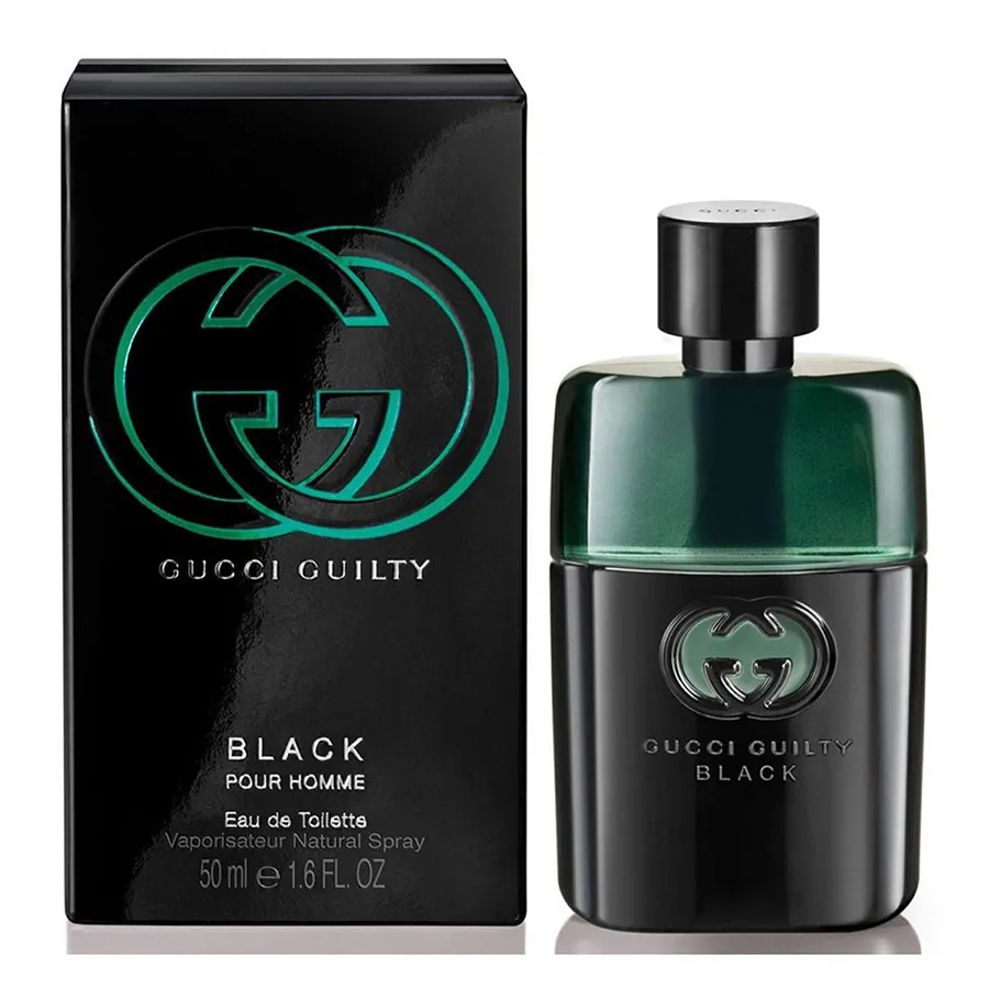 GUCCI GUILTY POUR HOMME EDP VỚI THIẾT KẾ CHAI ĐEN SANG TRỌNG TINH TẾ