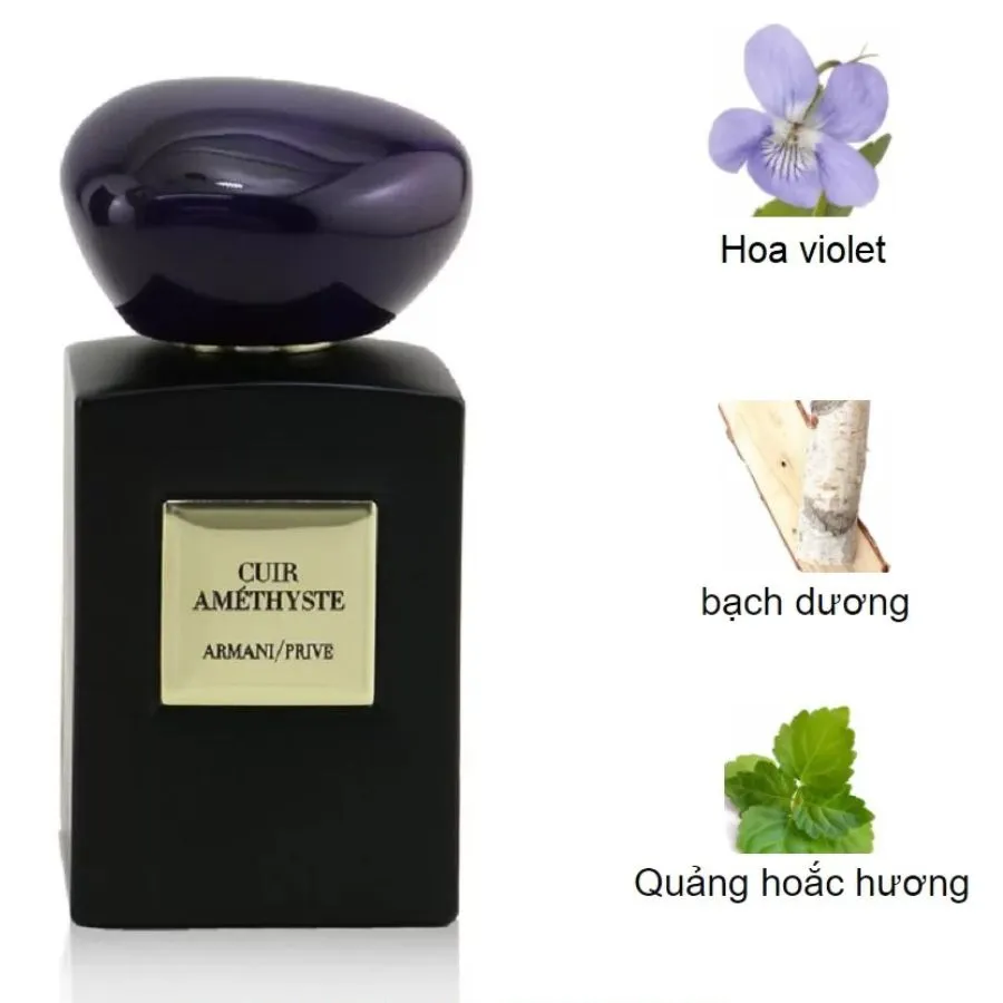 Nước Hoa Unisex Giorgio Armani Prive Cuir Amethyste EDP 100ml