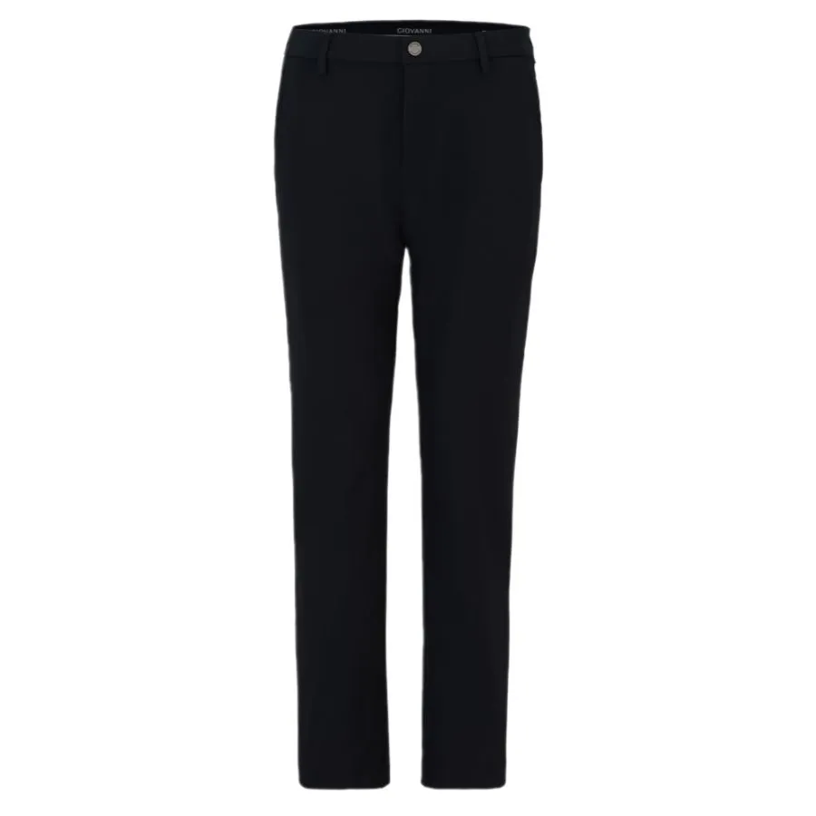 Quần Âu Nam Giovanni Dress Pant GPT0082-1 Màu Đen Size 34