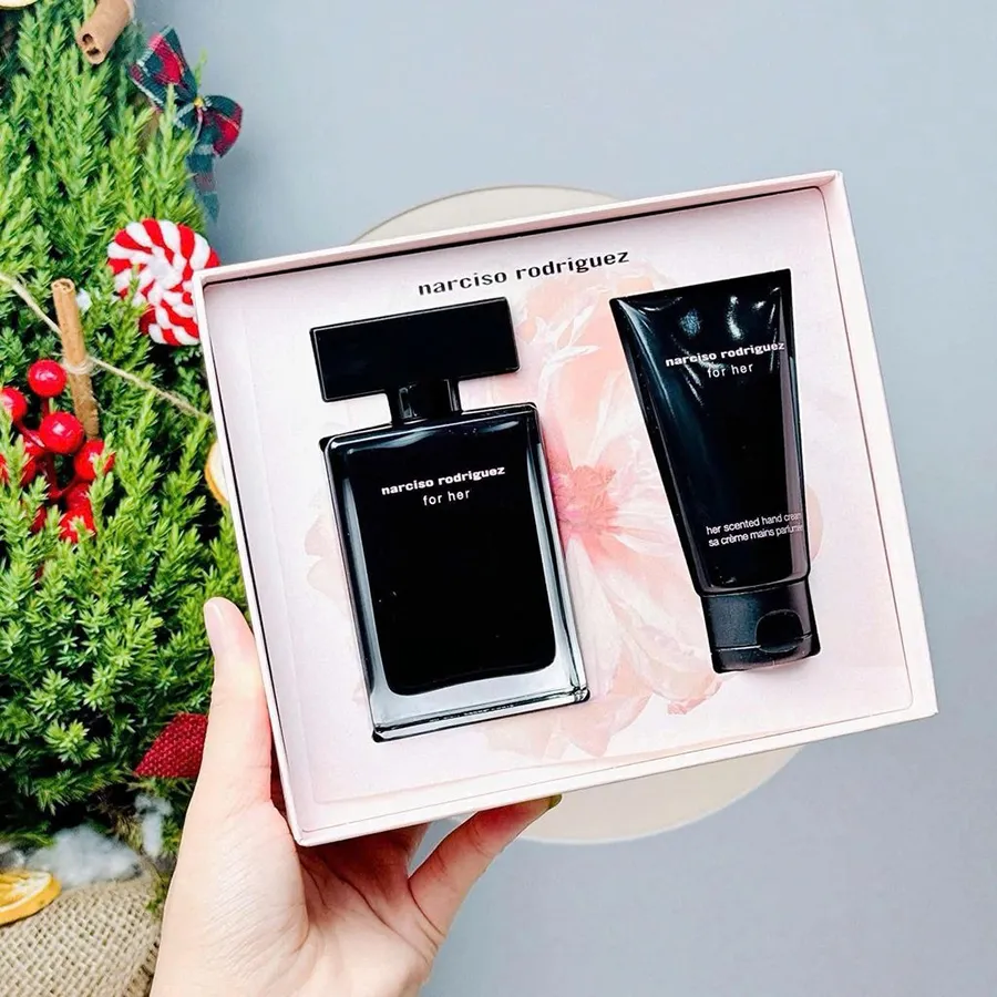 Set Nước Hoa + Kem Dưỡng Da Tay Narciso Rodriguez For Her EDT
