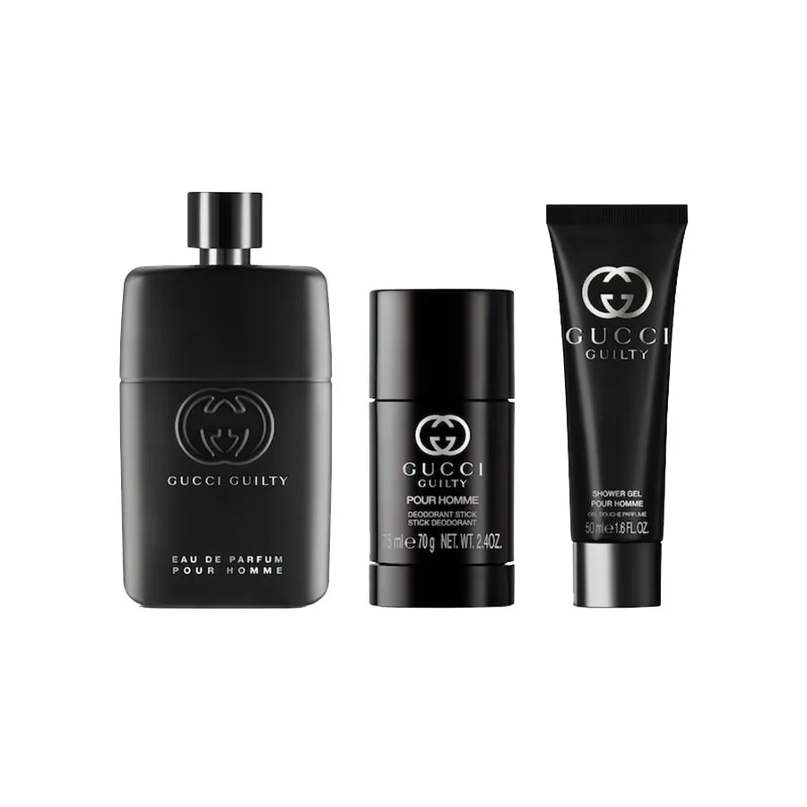 Set Nước Hoa Nam Gucci Guilty Pour Homme Eau de Parfum Spring Gift Set 3 Món