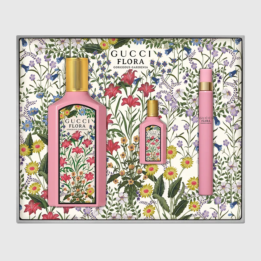 Set Nước Hoa Nữ Gucci Flora Gorgeous Gardenia Gift 3 Món (100 +