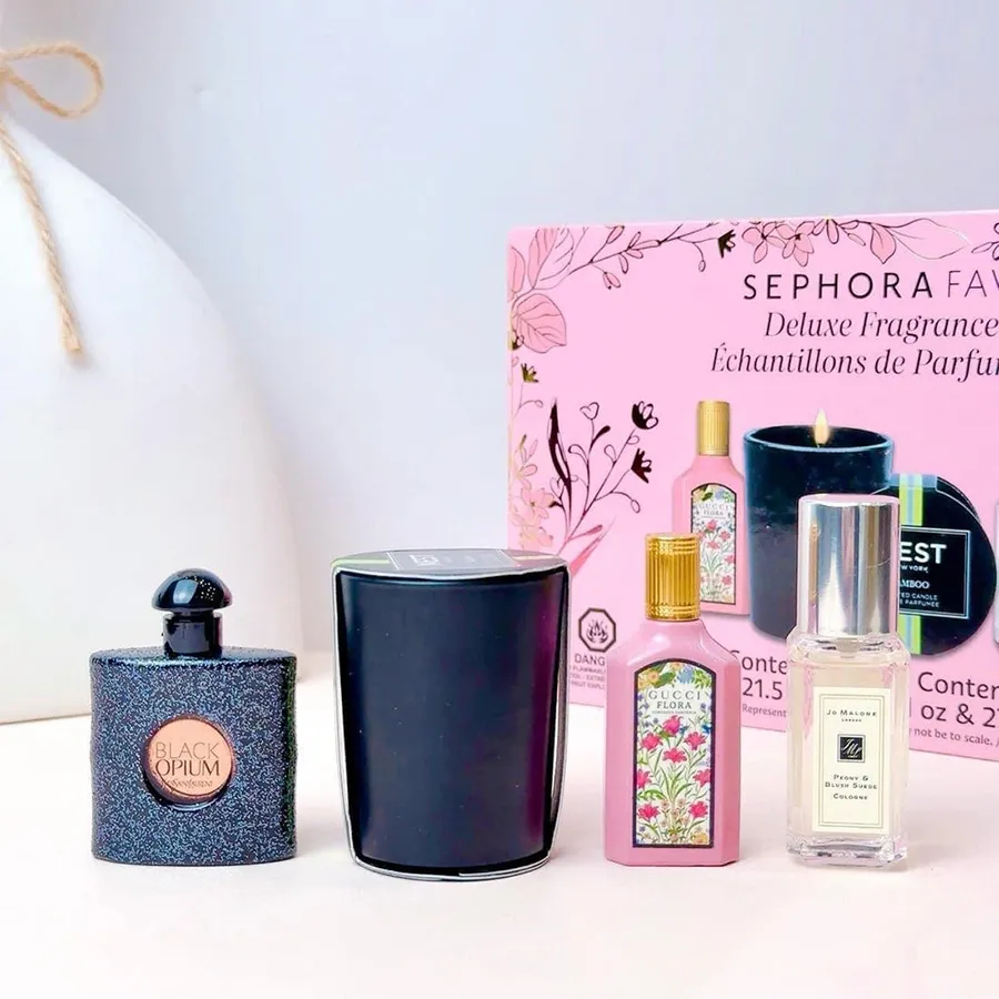 Set Nước Hoa Nữ Sephora Favorites Luxe Perfume Sampler Mini Nến