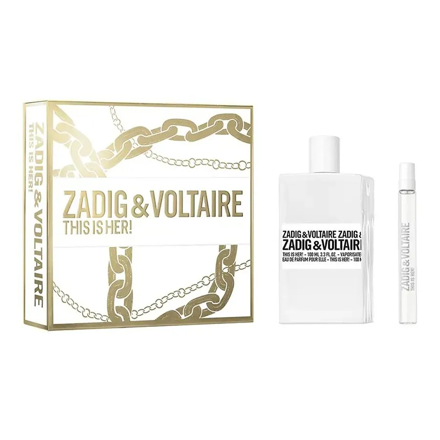 Set Nước Hoa Nữ&nbsp;Zadig & Voltaire This is Her EDP (100ml + Mini 10ml)