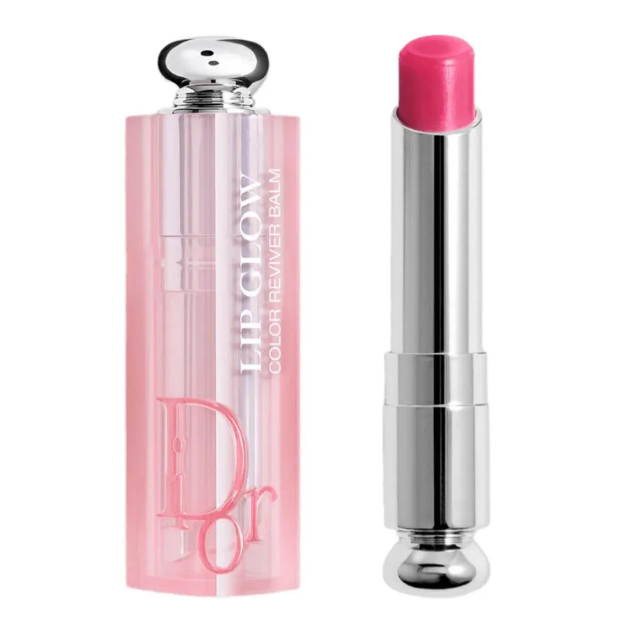 Son Dưỡng Dior Addict Lip Glow 007 Raspberry Màu Hồng Baby (Box Xanh)