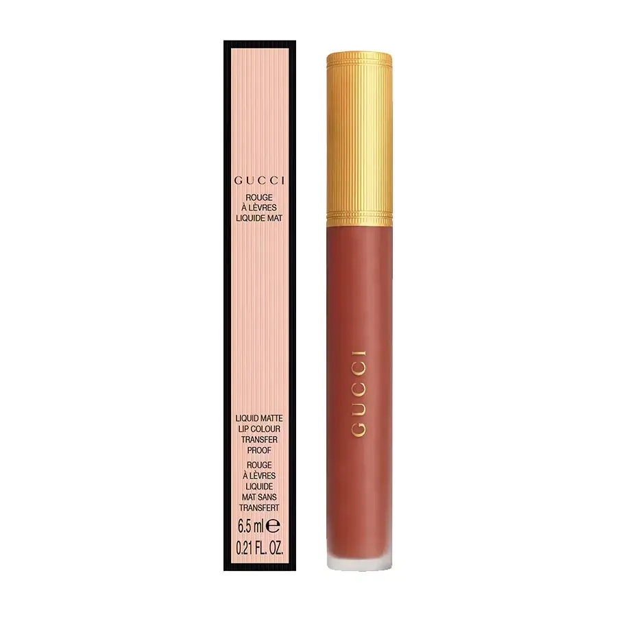 Son Kem Lì Gucci Rouge Liquid Matte 505 Janet Rust Màu Đỏ Đất