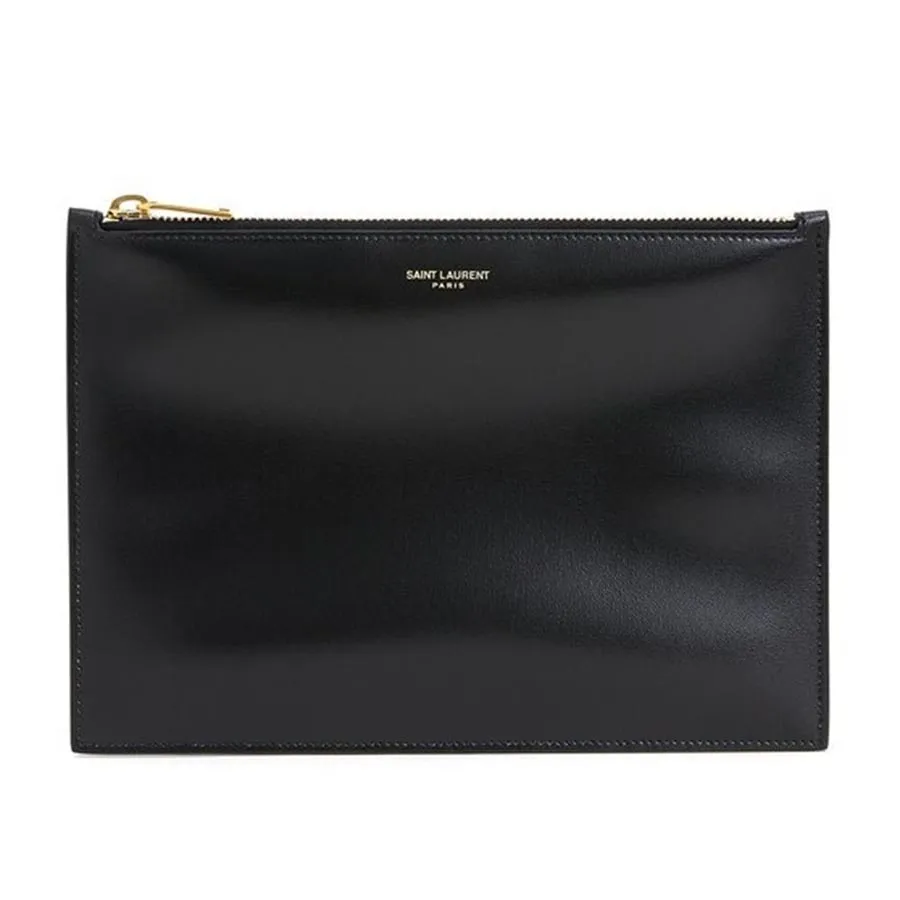 Túi Cầm Tay Yves Saint Laurent YSL Pouch Bag Màu Đen N-HM
