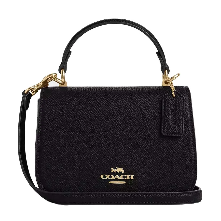 Túi Đeo Chéo Nữ Coach Lysa Top Handle Bag CX575 Màu Đen