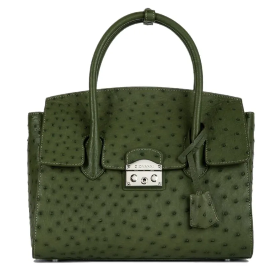 Túi Xách Tay Nữ Giovanni Handle Bag DLD0211-1 Màu Xanh Rêu